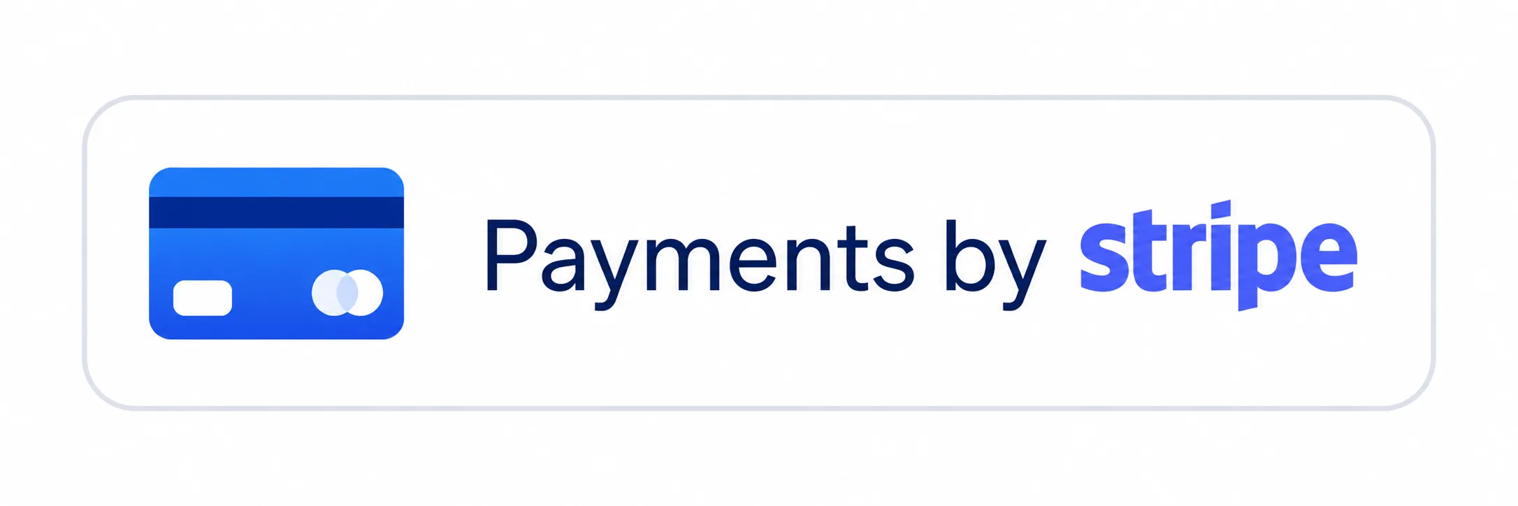 Payments by Stripe