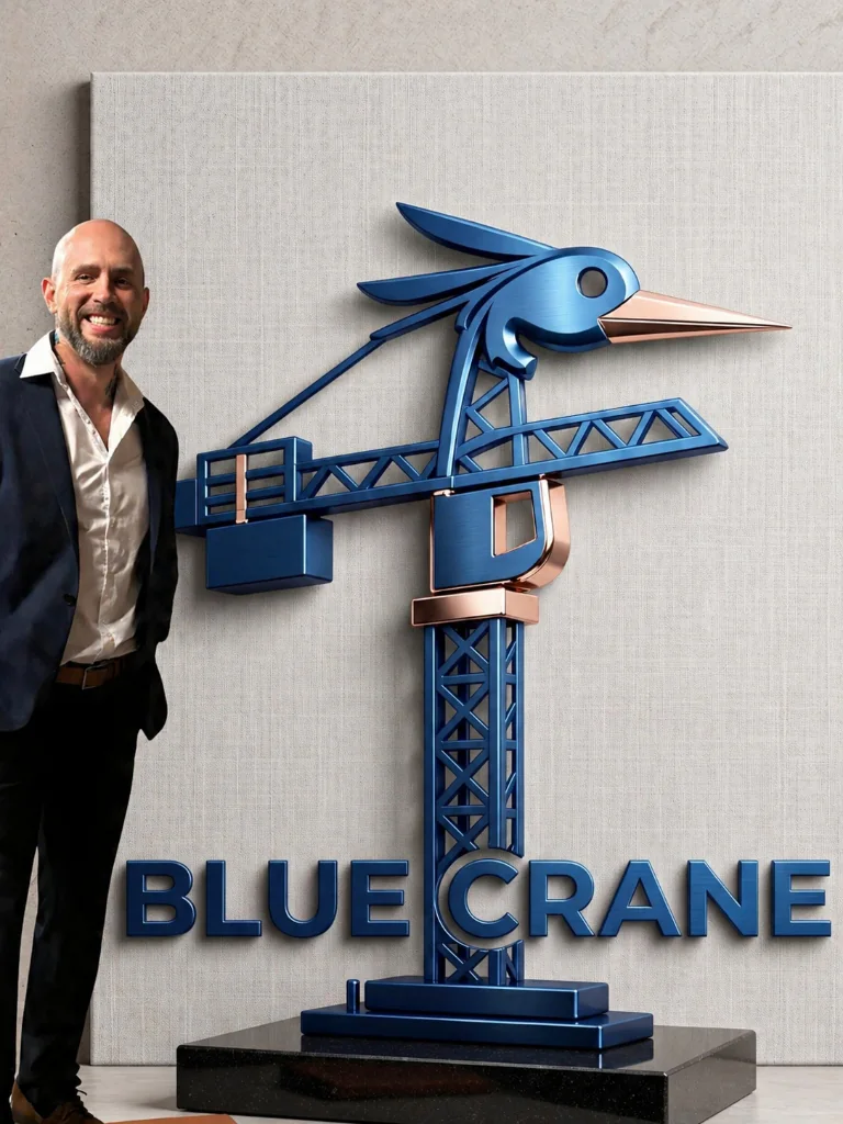 Trevor, founder of Blue Crane — document vault app built in Hamilton, Ontario for trades and small business